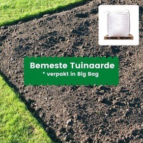 Mos rijstwijn Caius Bemeste tuinaarde in Big Bag - 1 kuub (1m3) - Zand.nl